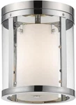 Z-lite 426F-CH Three Light Flush Mount Willow Chrome. Fixed Price $104.63.