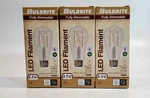 Pack Bulbrite 776769 Led Filament Clear 8.5W =60W Dimmable ST18 E26 3000K. Fixed Price $19.74.