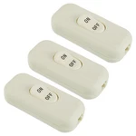 Eplzon Inline Cord Button Switches, Ac 250V 6A On-off White. Fixed Price $13.35.