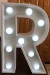 Darice Light Up Night Marquee Letter White. Fixed Price $19.29.