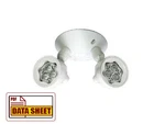 Emergi-lite EF10 Single Par 18 Remote Head 6/4W Led MR16 Emergency Light New. Fixed Price $16.49.