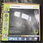 Good Earth IP-95 Hardwired Led 3-HEAD Motion-activated Flood Light New Bright!. Fixed Price $64.75.