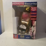 Prime Remote Security Outdoor Solid Brass Lantern With Key Chain Control. Fixed Price $40.00.
