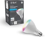 By Ge Full Color BR30 Smart Light Bulb, 65W Replacement, CLEDR309CD1-1P. Fixed Price $15.99.