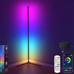 Corner Floor Lamp, 60 Smart Rgb Led Ambient With App And Remote. Fixed Price $42.27.