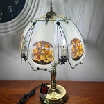 Vintage Teddy Bear Touch Lamp Goldtone Glass Table Nursery Reading Ok Lighting. Fixed Price $134.96.