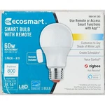 Ecosmart Bulb W/ Remote - Color Temp Zigbee Echo Alexa Smartthings 60W. Fixed Price $40.00.