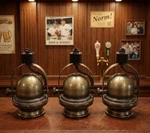 Vintage Cooper Halo L1510X Track Light Heads Set Of 3 Brass Globe Cheers Style. Fixed Price $319.95.