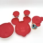 Tupperware Disney Mickey Mealtime Set 6PC 2002-2005 Rare Plate Snack New Vintage. Fixed Price $34.95.