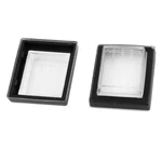 Uxcell 2 Pcs Clear Black Silicone Waterproof Rocker Switch Protect Cover Rect.... Fixed Price $11.77.
