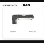 Rab Aled Slipfitter Outdoor Area Light Type Iv 150WATTS. Fixed Price $209.00.