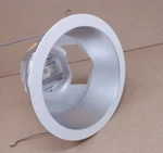 Cooper Lighting 6" Can Reflector Silver W/ White Ring 62HHWF. Fixed Price $18.00.