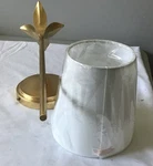 Crystorama Broche Collection 531-GA Antique Gold Wall Sconce Cone Shade Metal. Fixed Price $125.00.