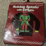 Mr. Christmas Holiday Elf Sweater With Led Lights One Size Adult Large Brand New. Fixed Price $30.00.