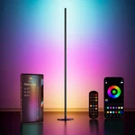 Smart Rgbic Led Corner Floor Lamp With Remote & App 1500 Lumens Music Sync Light. Fixed Price $32.79.