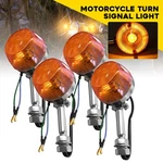 4PCS Chrome Turn Signal Indicator Amber Light For Honda MT250 Elsinore 1974-1976. Fixed Price $23.74.