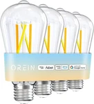 Orein Smart Edison Light Bulbs, 2.4 Ghz Wi-fi ST19(64) Vintage Bulbs.... Fixed Price $58.52.