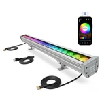 Dimmable Smart Led Wall Washer Light, 168W Rgbcw, Music Sync, Indoor/outdoor. Fixed Price $159.10.