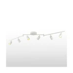 Shura 6-LIGHT White Integrated Led Swivel Track W/ Rotatable Heads & .... Fixed Price $257.30.