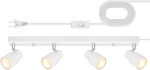 23" White 4-WAY Led Track Fixture, Rotatable Spotlight For Home Use. Fixed Price $106.99.