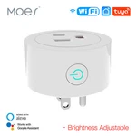 Moes Wifi Smart Power Dimmer Plug Switch Socket Outlet Alexa Google App Control. Fixed Price $19.79.