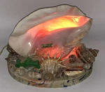 Vtg 50S Pink Conch Seashell Night Table Lamp Light Kitschy Tiki Florida Souvenir. Fixed Price $34.95.
