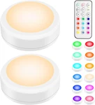 Remote Control Led Puck Lights For Cabinets & Closets - Wireless Lighting. Fixed Price $17.30.