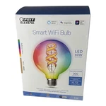 Feit Electric 6.5W (60W Equiv) G30 E26 Color Change Spiral Filament Vintage New!. Fixed Price $13.00.