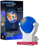 Projectables Led Solar System Night Light Projector, Dusk-to-dawn Sensor, Auto. Fixed Price $12.95.