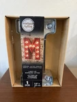 Vintage Lighting Marquee Letter Metal Up Sign 9.87 Battery Decor. Fixed Price $15.00.