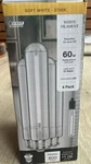 (4-PK) Feit Electric Led Light Bulb Vintage Edison Dimmable T10L60CL927CAWFHDRP4. Fixed Price $24.99.