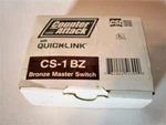 Csl Creative Systems Lighting CS-1BZ Bronze Undercabinet Master Switch New. Fixed Price $12.99.