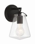 Crystorama Lighting Group VSS-7001 Voss 10" Tall Wall Sconce Black. Fixed Price $126.40.