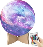 Moon Lamp, 16 Colors Led Star Light Kids Night Galaxy With Stand, Rem. Fixed Price $29.62.