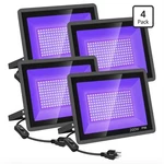 Yanycn 200W 4 Pack Led Light, Outdoor Flood Lights. Fixed Price $60.00.