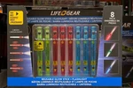 New ! Life+gear Reusable Glow Stick & Flashlight, 8-PACK. Fixed Price $29.99.