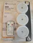 Good Earth Lighting Led Battery Adjustable Puck Lights With Remote. Fixed Price $11.50.