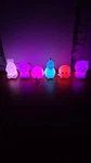 Goline 6 Pcs Animal Night Lights For Kids Ages 3-8, Cute Silicone Lamps. Fixed Price $8.00.