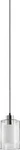 Quorum International 882 Fort Worth 5"W Mini Pendant - Satin Nickel Clear /. Fixed Price $71.00.
