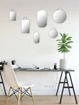 Creative Co-op Various Velvet Edged Wall Mirrors, Multicolor, Set Of 6. Fixed Price $69.14.