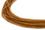 Light Amber Tribal Seed Beads 10 Strands 2MM Afghanistan Orange Glass. Fixed Price $7.99.