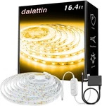 Dalattin Warm White Led Strip Lights, 3000K Tunable Soft 16.4F. Fixed Price $17.57.