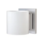 Besa Lighting Pogo Wall Sconce, Satin Nickel/white/opal 1WS-718006-SN. Fixed Price $279.00.