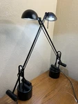 Vintage Ikea Postmodern Black Counter-balanced Halogen Desk Lamp Crane Architect. Fixed Price $170.00.
