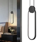Modern Black Led Pendant Lights Fixtures, 2 Pack Minimalist Design Oval Penda.... Fixed Price $96.33.