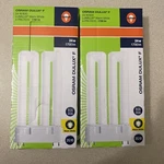 Pack Osram CF24DF/830 Dulux Compact Fluorescent, Warm White, 2G10 Base. Fixed Price $7.19.