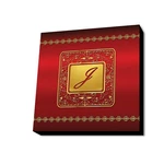 Lamp-in-a-box W0606-MNG-GLDRJ "monograms-golden With Red Letter Mdf Wall A.... Fixed Price $5.63.