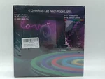 Athono Rgb Led Neon Rope Lights 16.4FT, App & Remote Control, Multicolor. Fixed Price $12.99.