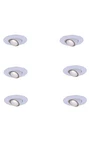 Commercial Electric In. R30 White Recessed Eyeball Trim (6-PACK) T3. Fixed Price $35.00.