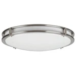 Afx 24" Flush Mount Ceiling Fixture Light Carlisle G24Q/GX24Q Nickel-plated. Fixed Price $50.39.